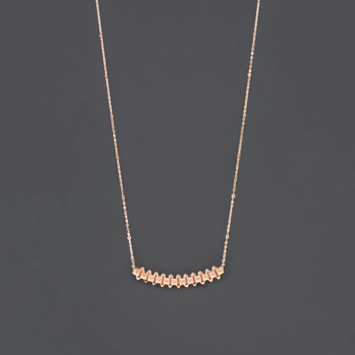 18K Pink Gold Medium Clash de Cartier Necklace