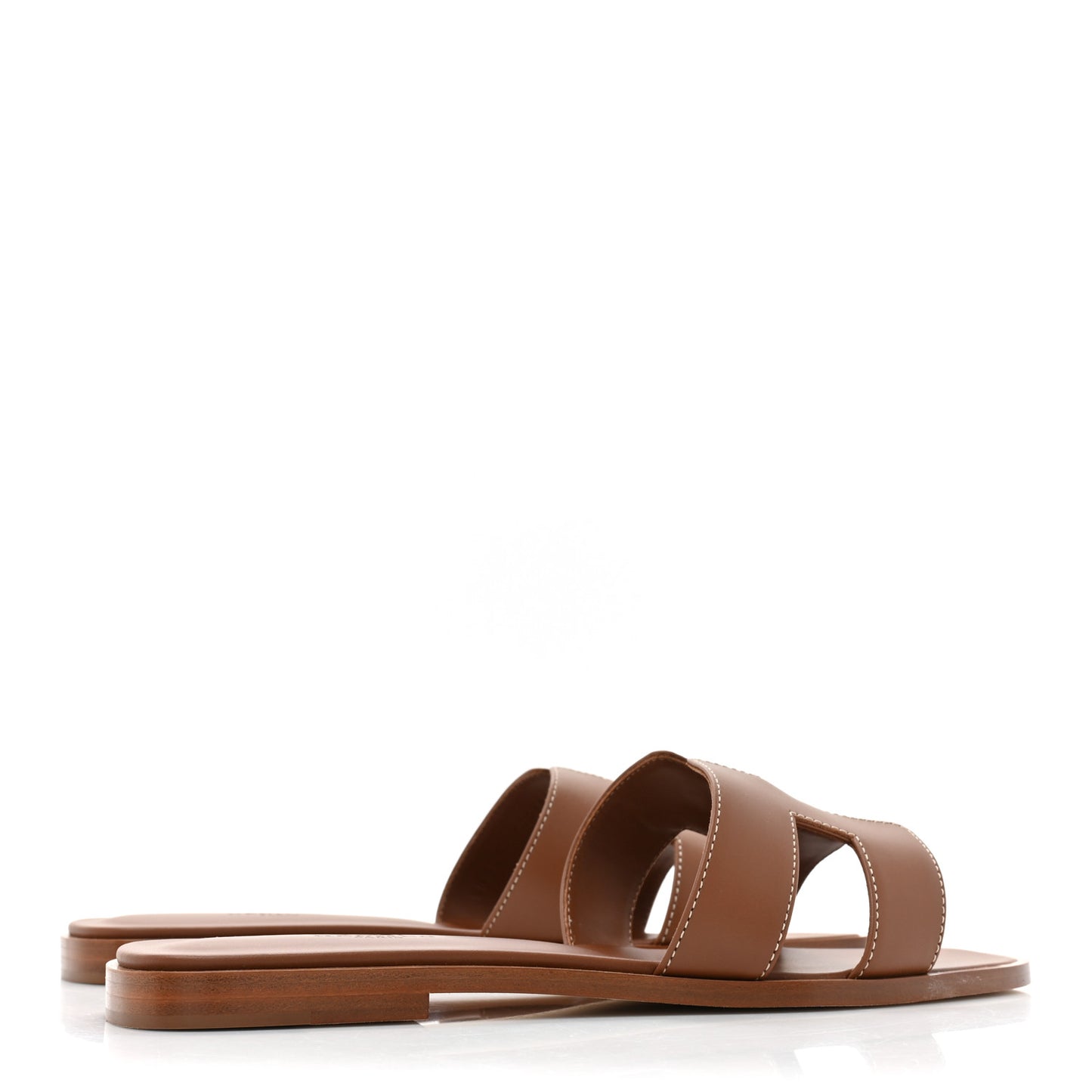 Box Calfskin Oran Sandals 39 Gold