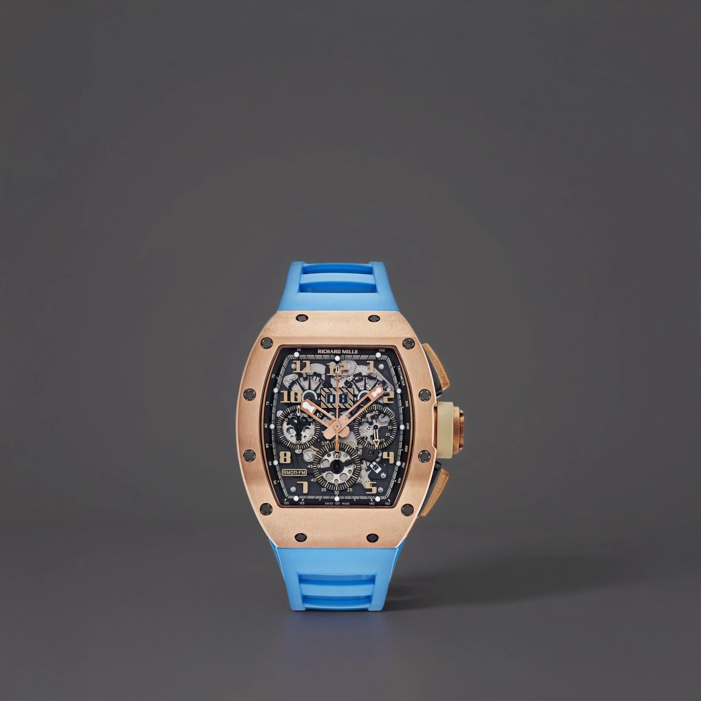 Richard Mille RM 011 Felipe Massa Automatic Flyback Chronograph Ivory Rose Gold