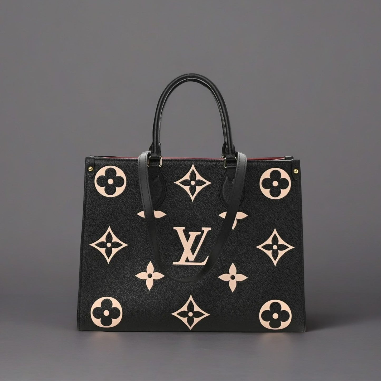 Empreinte Monogram Giant Onthego MM Black Beige