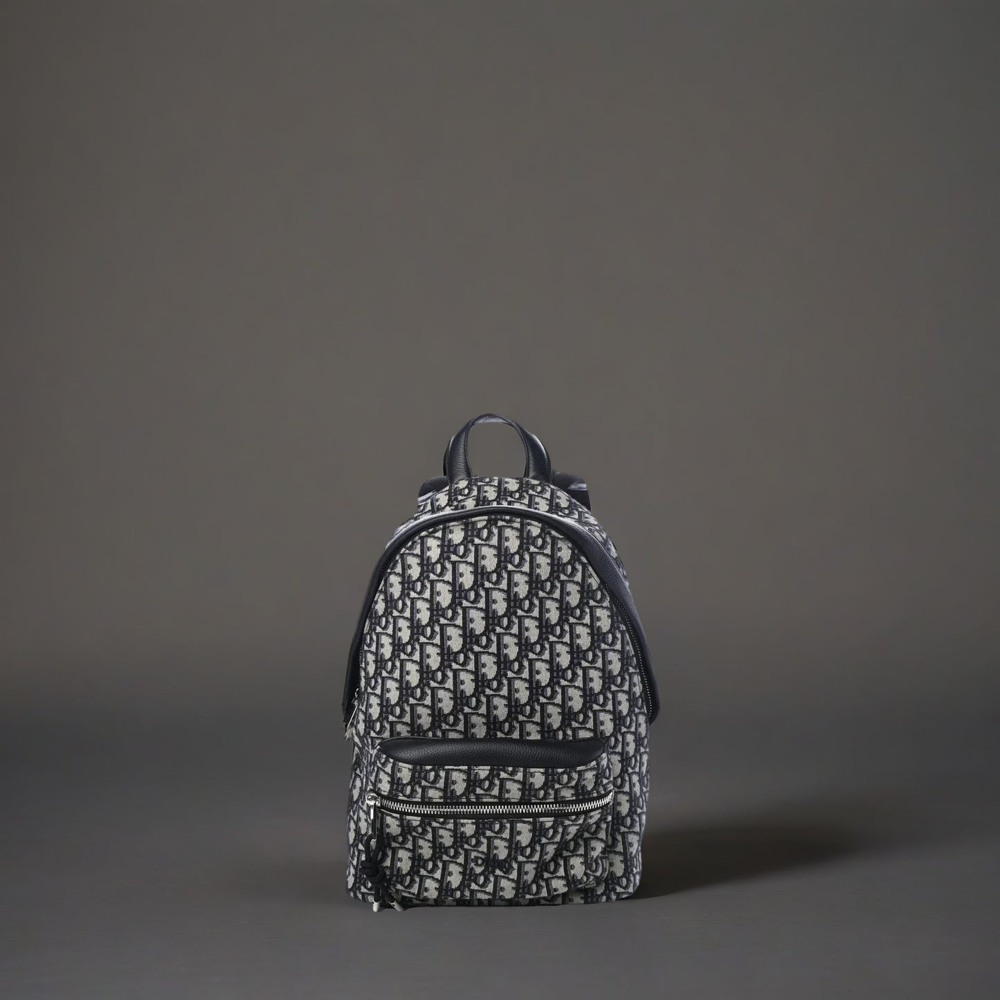 HOMME Oblique Grained Calfskin Backpack Black