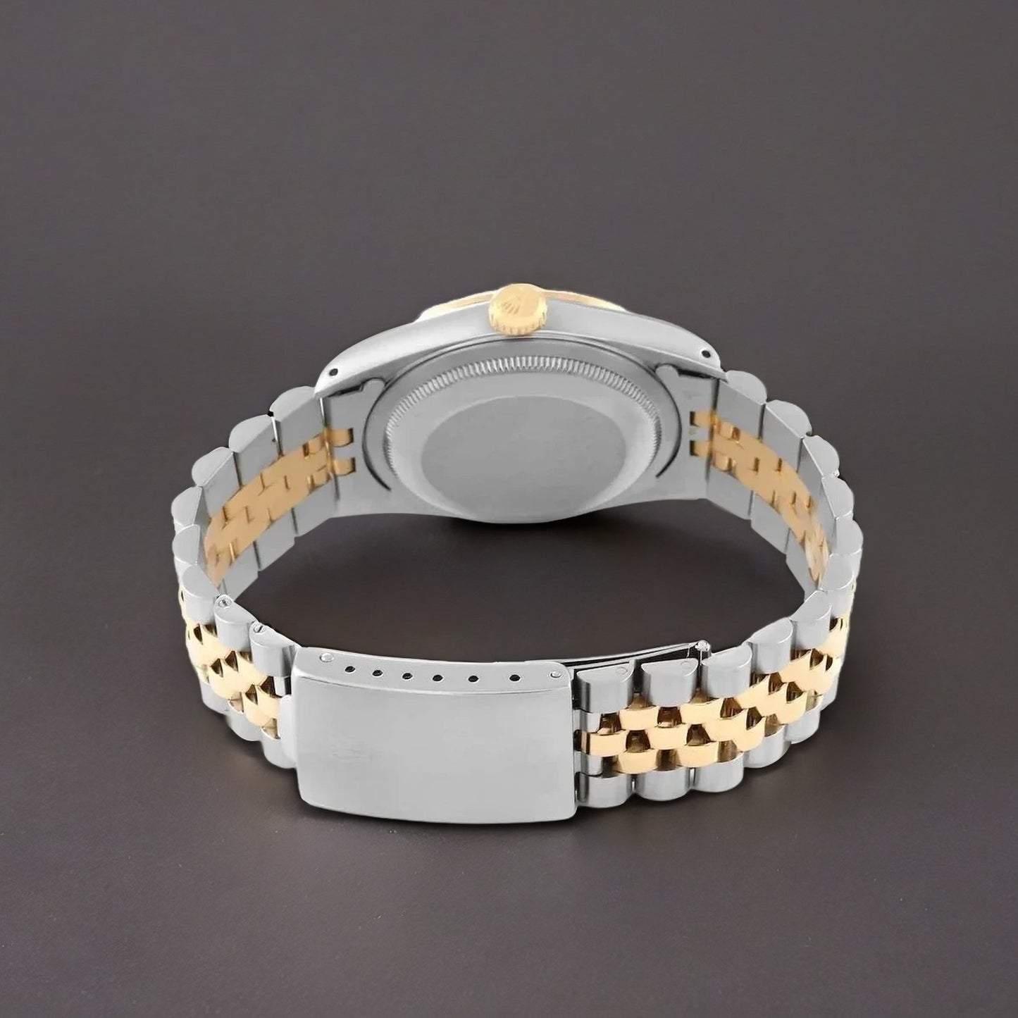 Rolex Datejust 36mm Blue Diamond Dial Steel Yellow Gold Watch