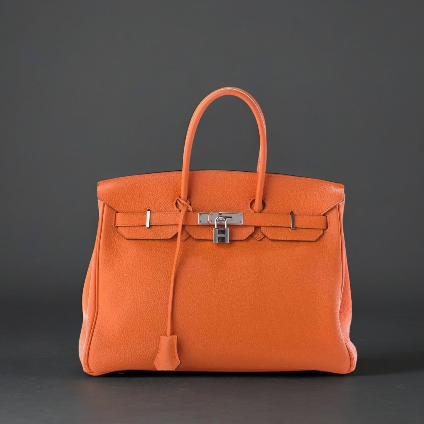 Togo Birkin 35 Orange