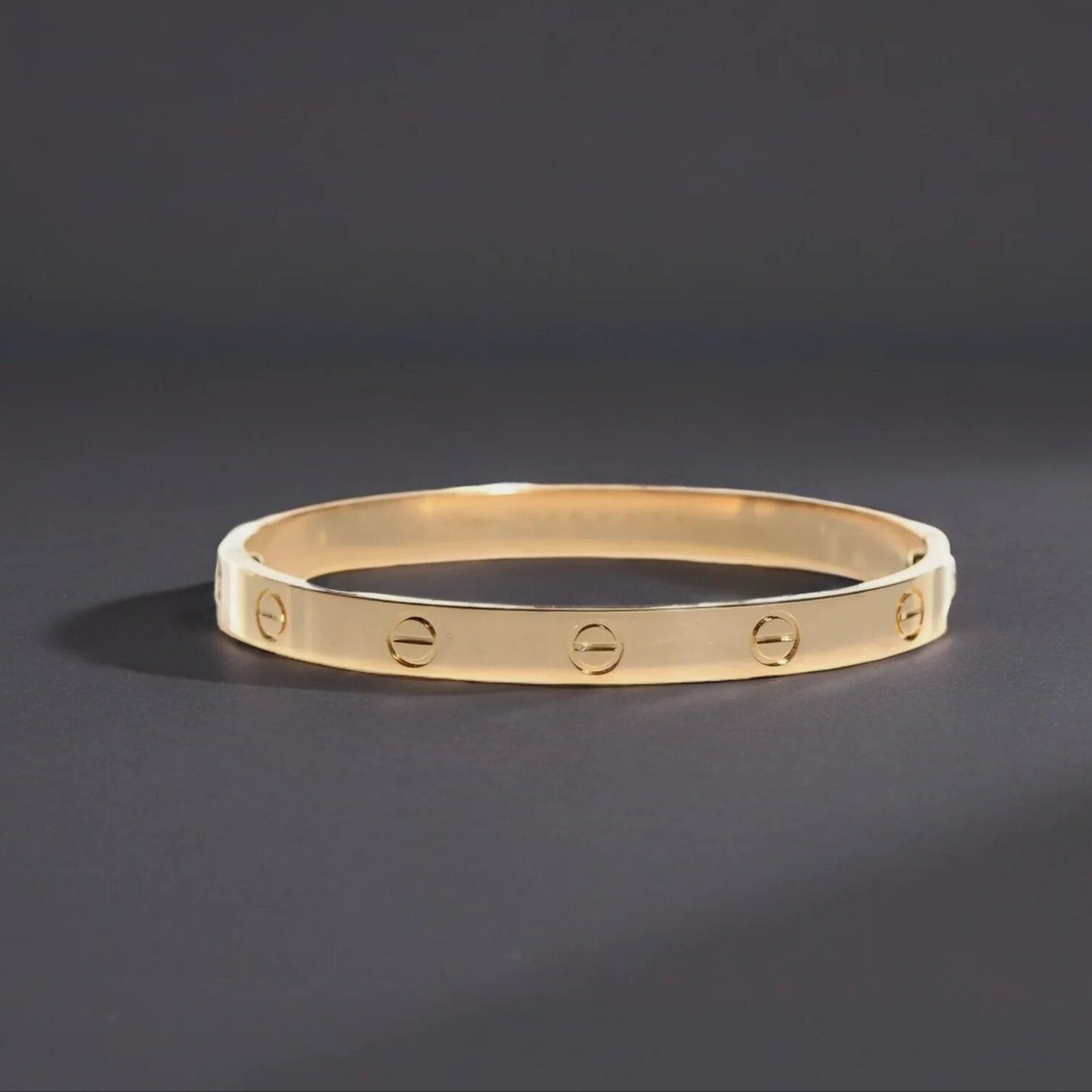 18K Yellow Gold LOVE Bracelet 17