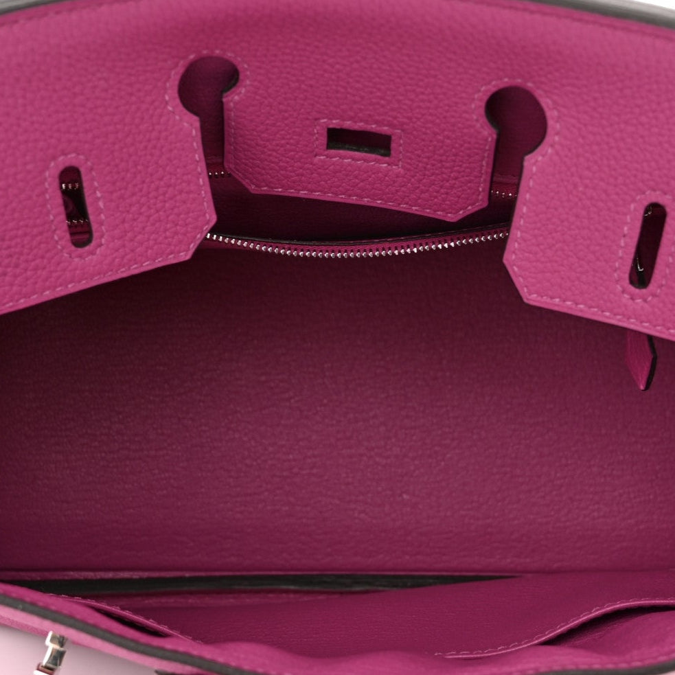 Togo Birkin 30 Rose Pourpre