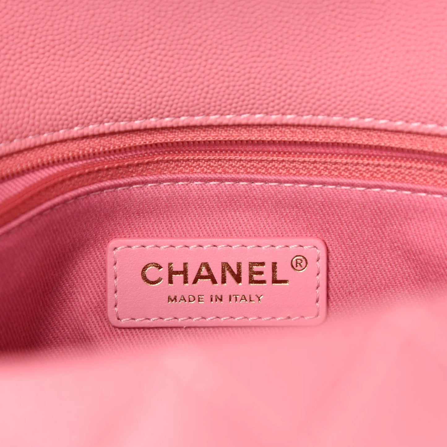 Caviar Quilted Small Coco Handle Flap Pink