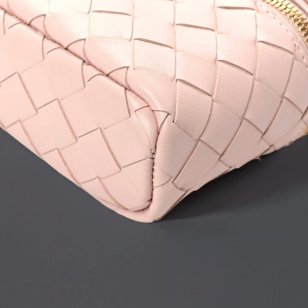 Calfskin Intrecciato Bang Bang Vanity Case Cameo