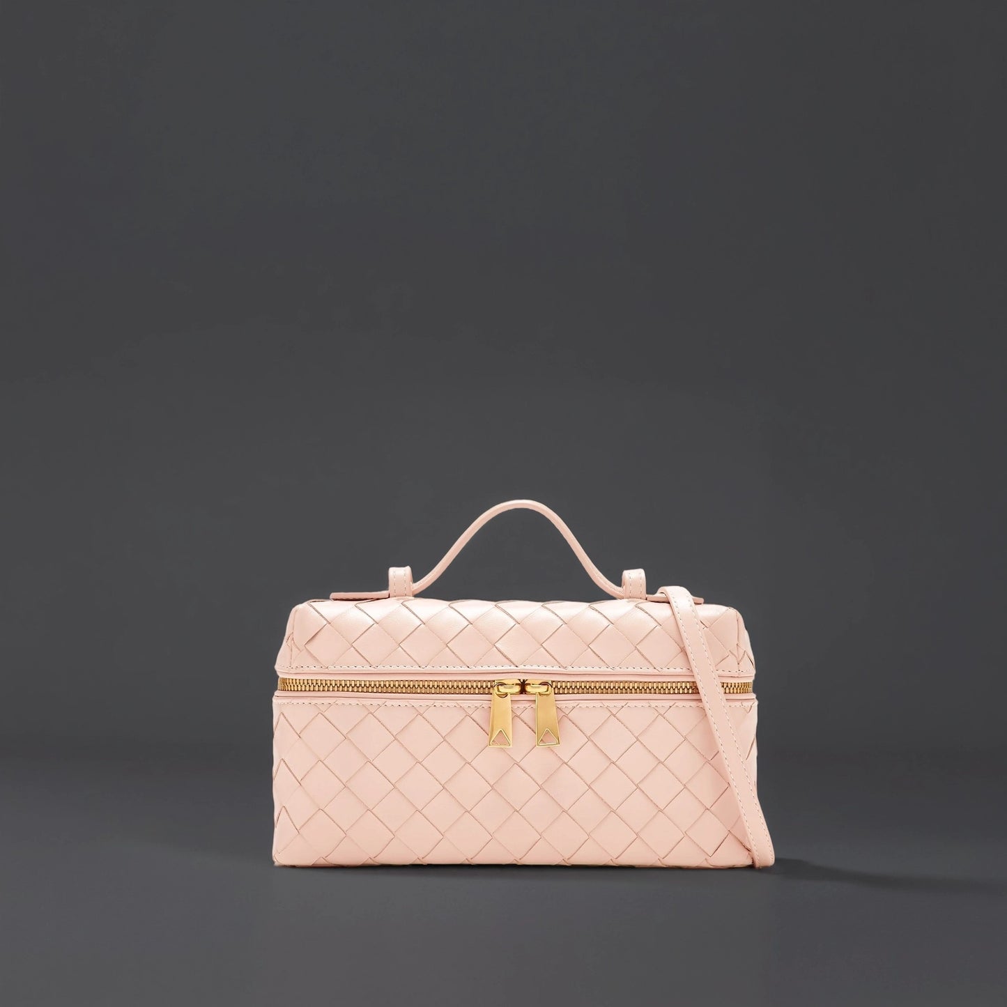 Calfskin Intrecciato Bang Bang Vanity Case Cameo