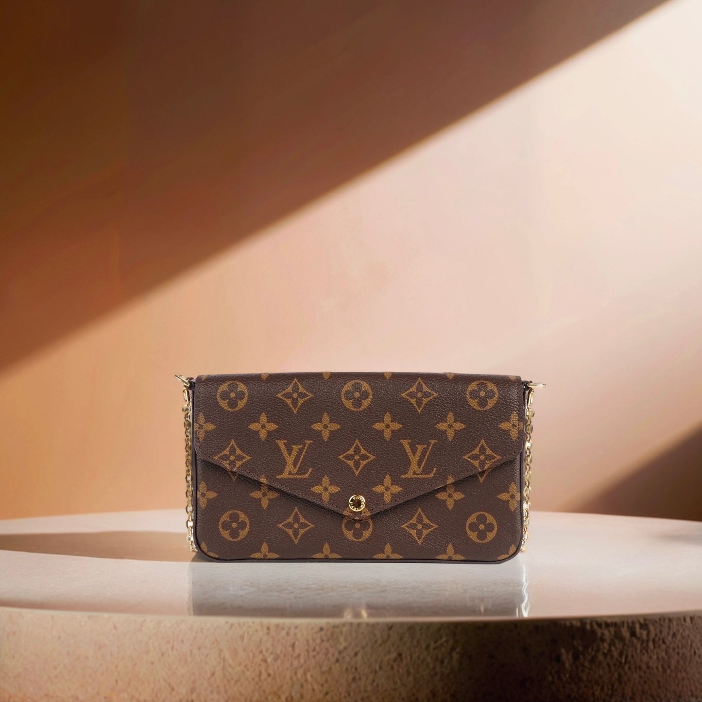 Monogram Pochette Felicie Chain Wallet