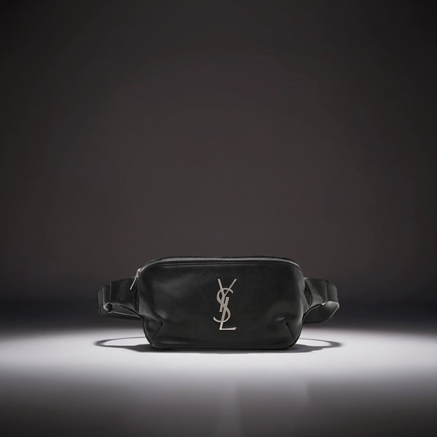 Calfskin Monogram Belt Bag Black