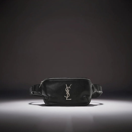 Calfskin Monogram Belt Bag Black