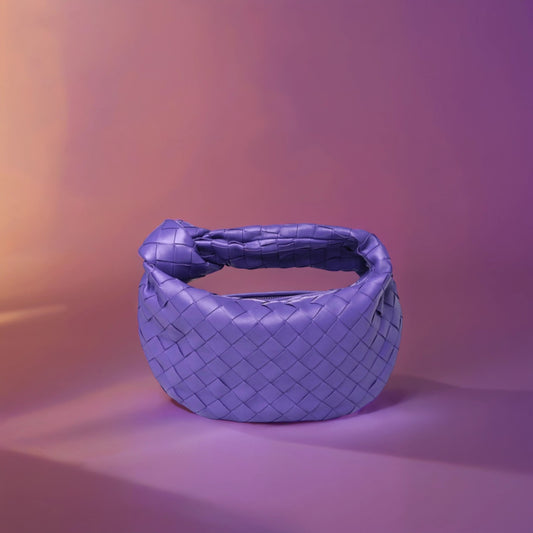 Nappa Intrecciato Mini Jodie Purple