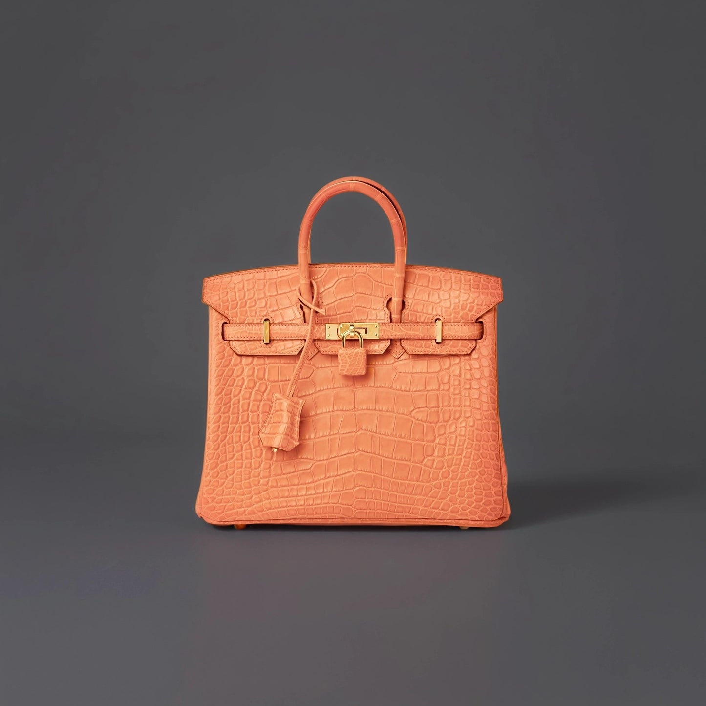 Matte Alligator Birkin 25 Apricot