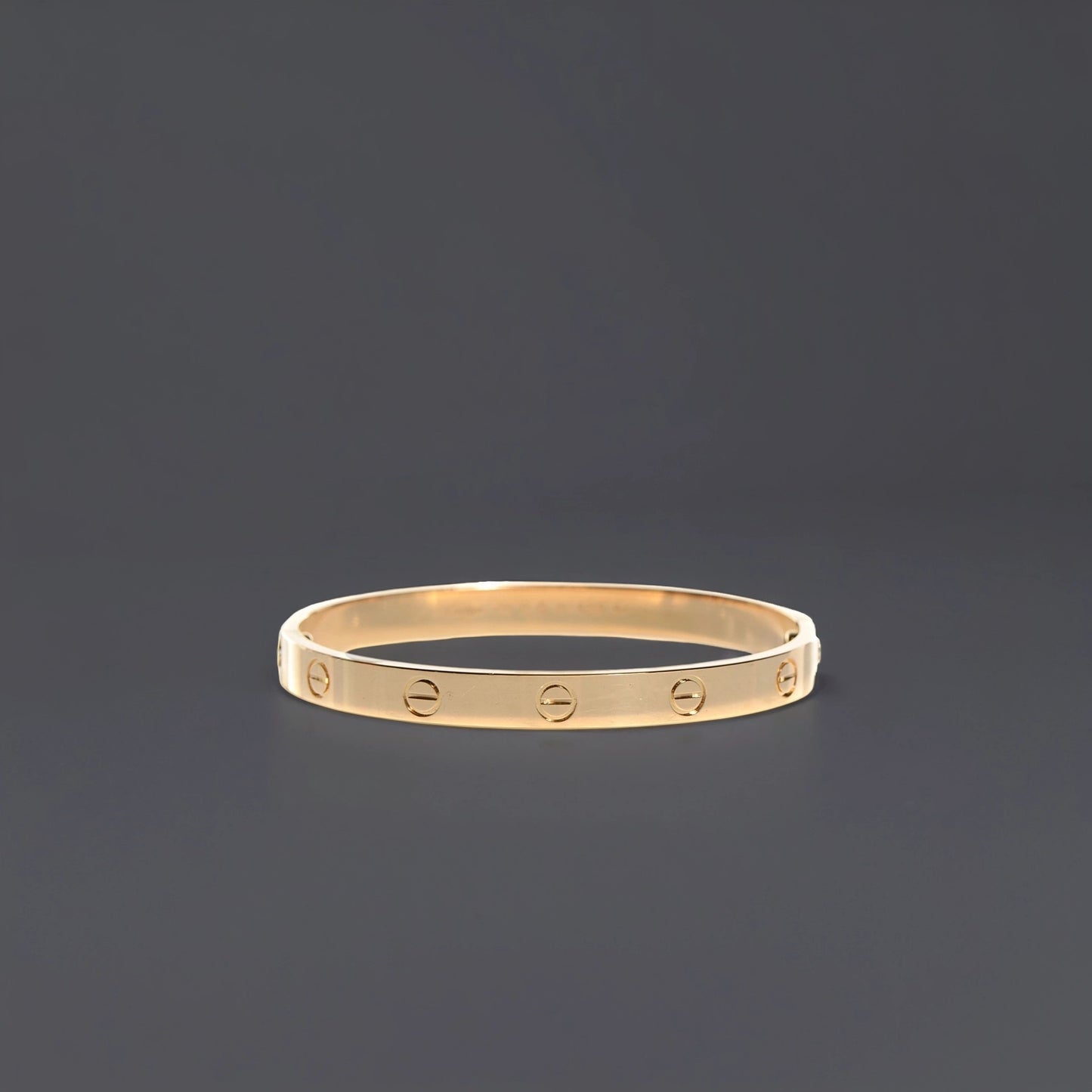 18K Yellow Gold LOVE Bracelet 17