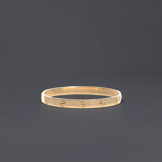 18K Yellow Gold LOVE Bracelet 17