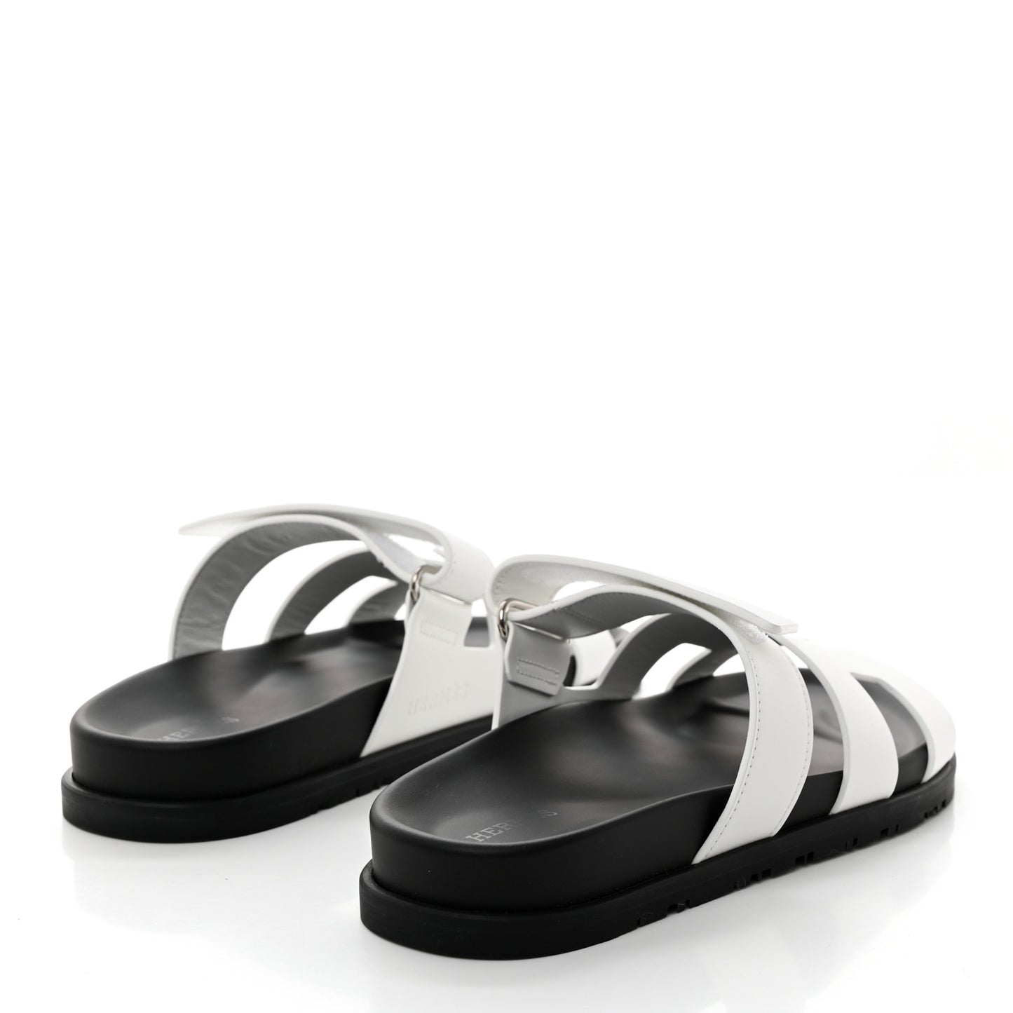 Calfskin Womens Chypre Sandals 38.5 White