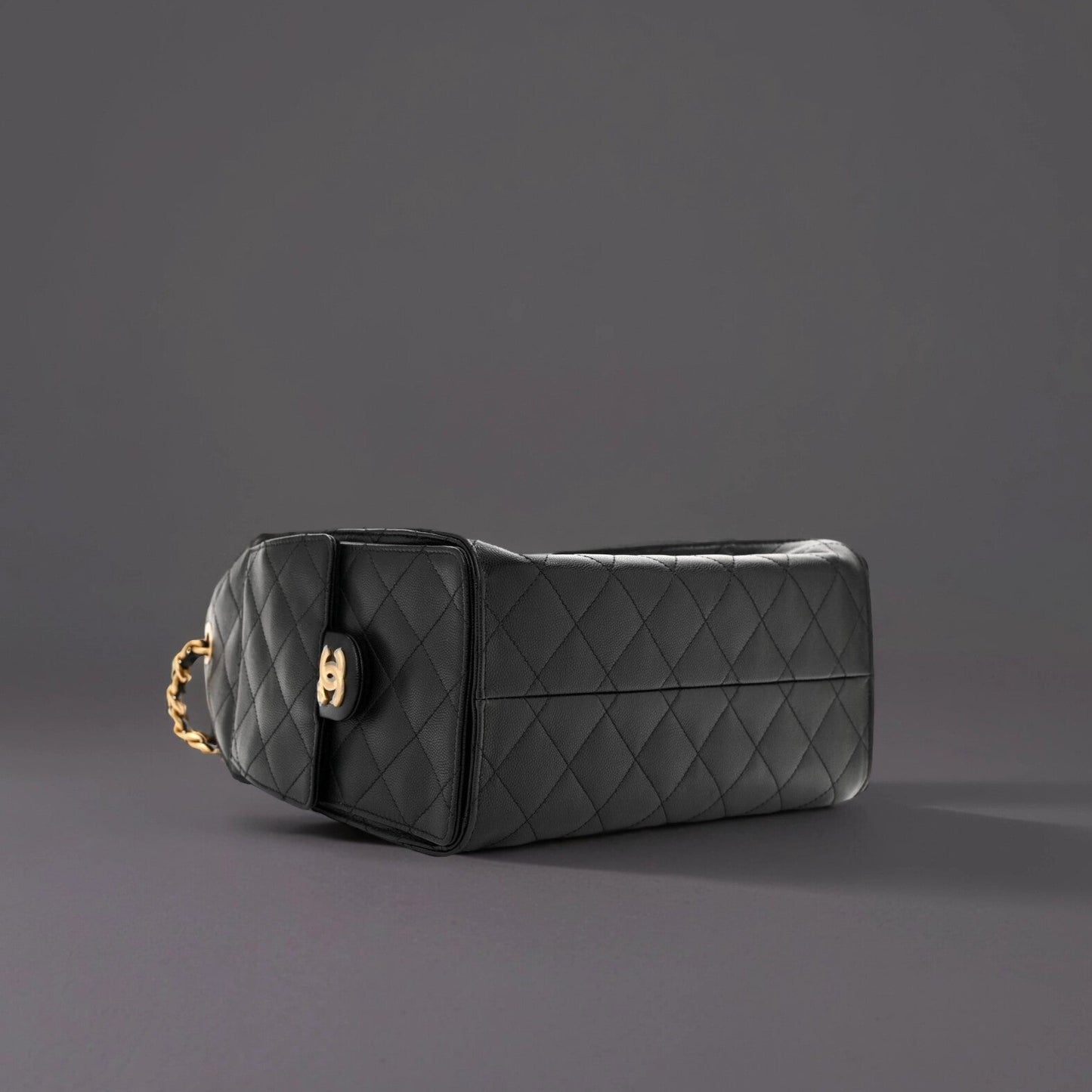 Caviar Quilted Small Chanel 25 Handbag Black
