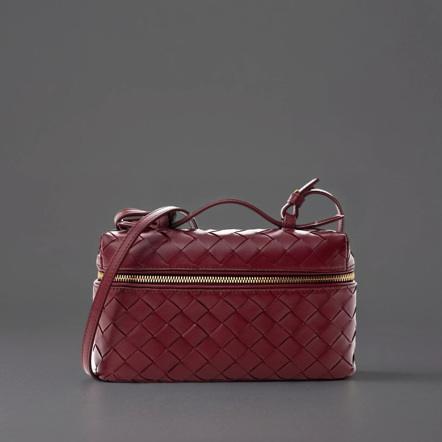 Nappa Intrecciato Bang Bang Vanity Case Barolo