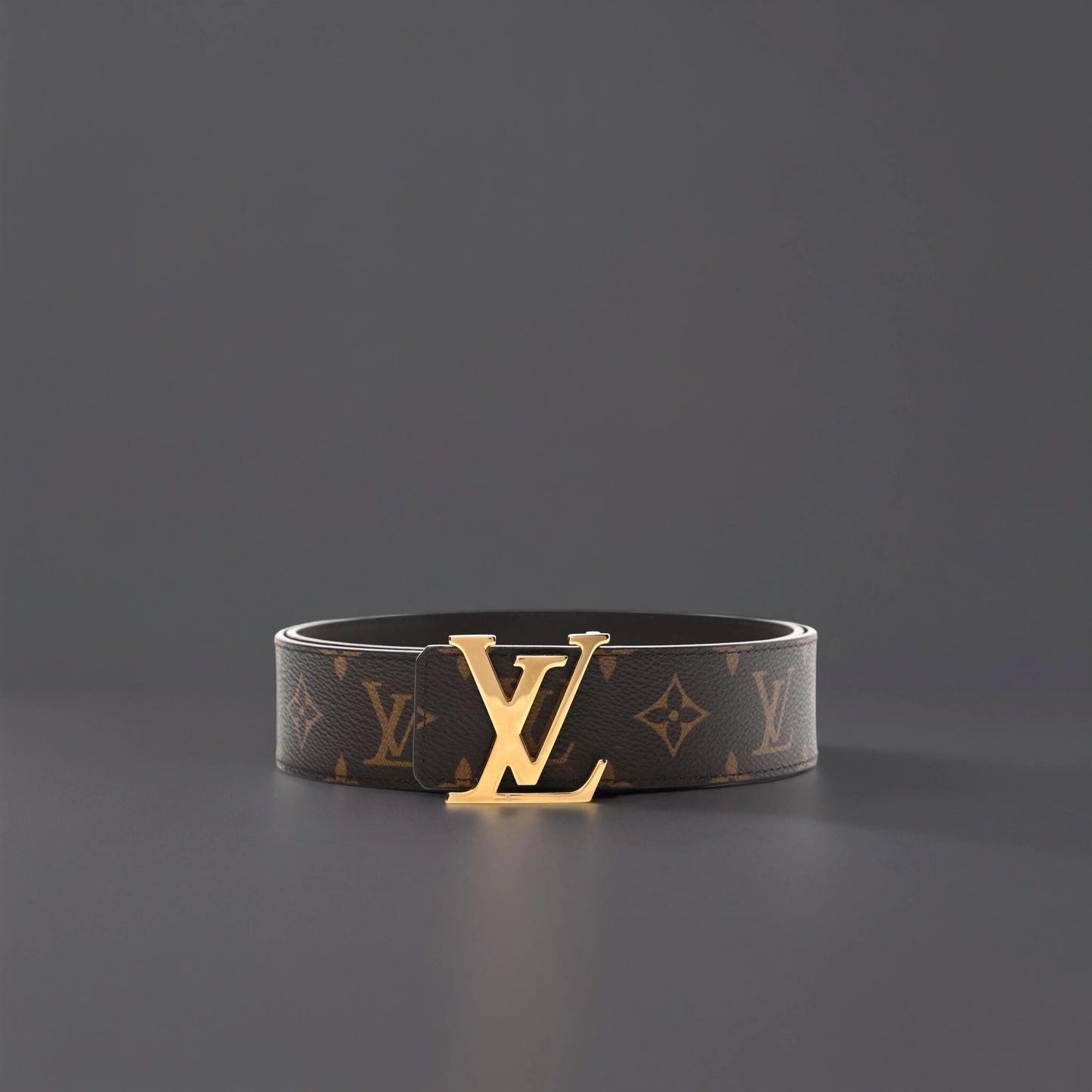 Monogram 40mm LV Initiales Belt 90 36 black