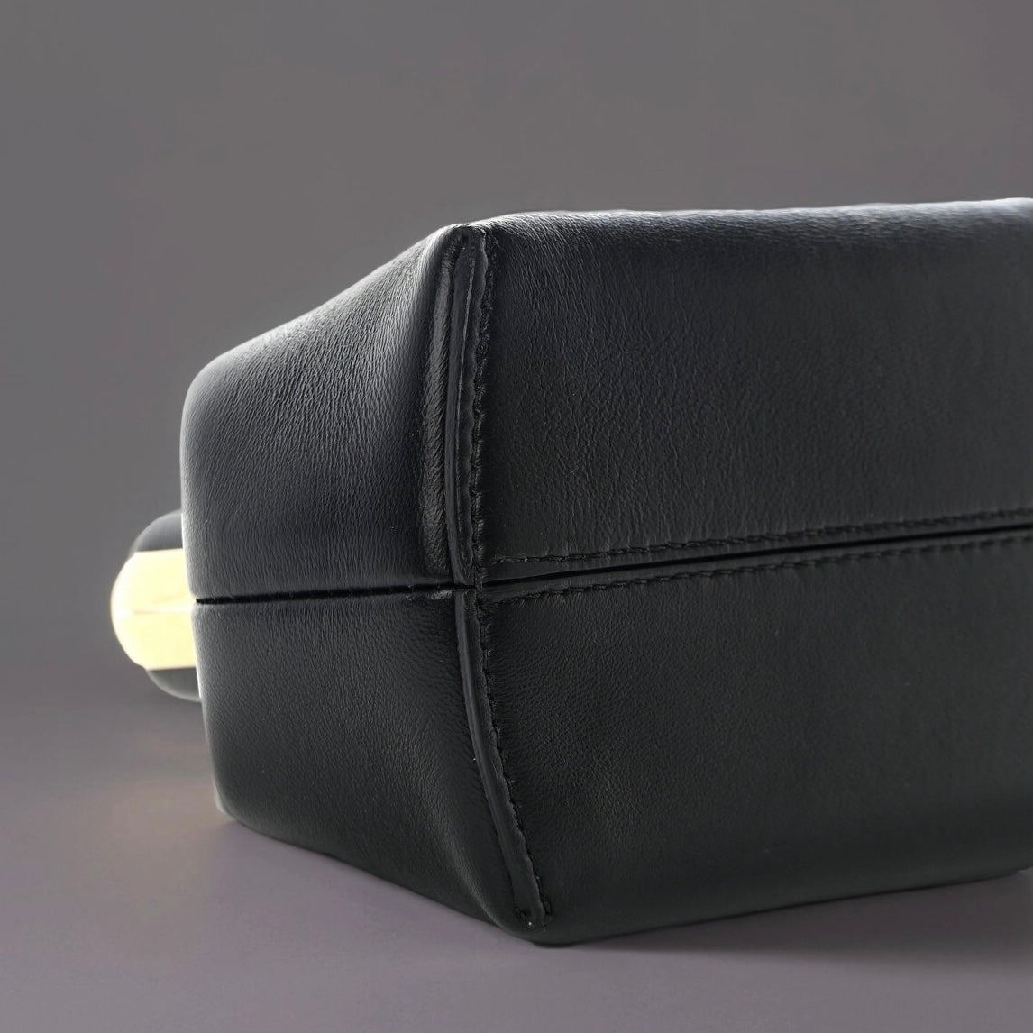 Shiny Nappa Small Fendi First Black