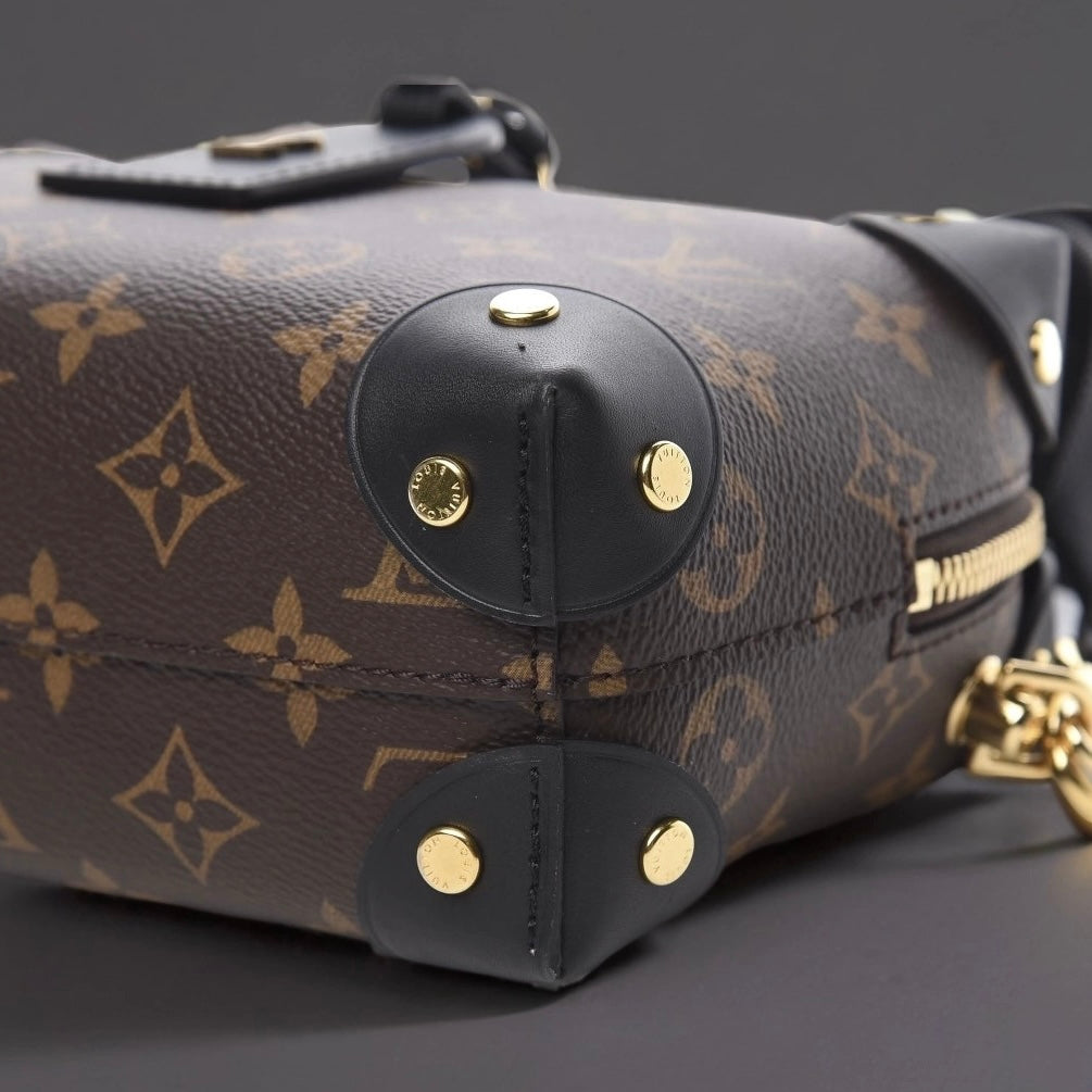 Monogram Petite Malle Souple Black