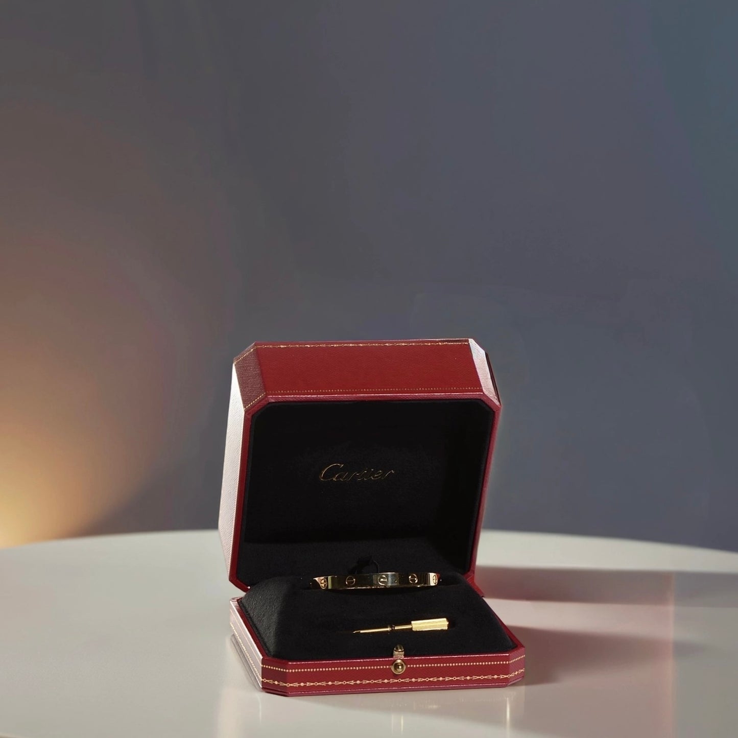 18K Yellow Gold LOVE Bracelet 17