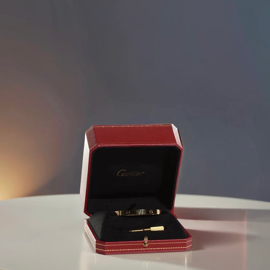 18K Yellow Gold LOVE Bracelet 17