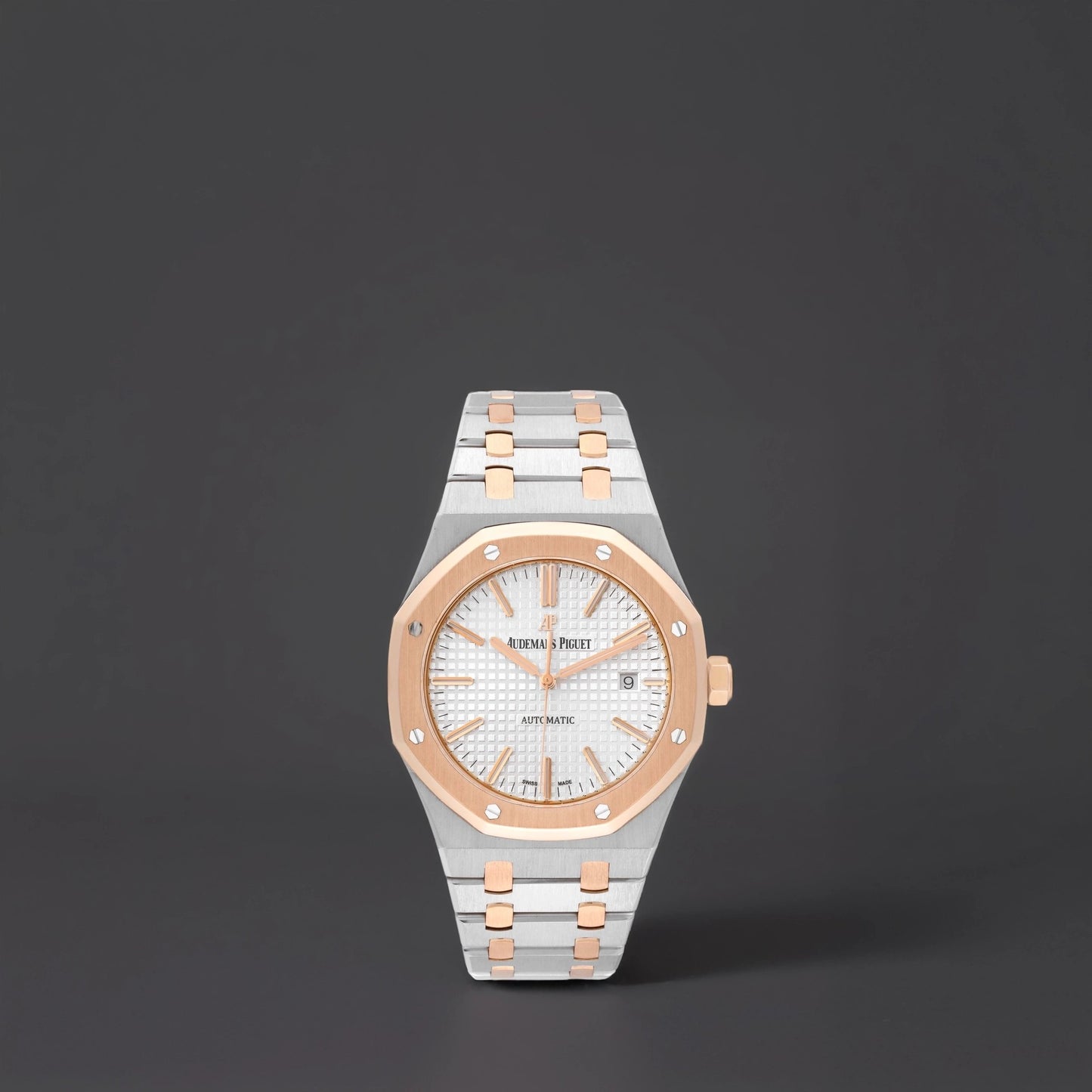 Audemars Piguet Royal Oak Steel Rose Gold Mens Watch