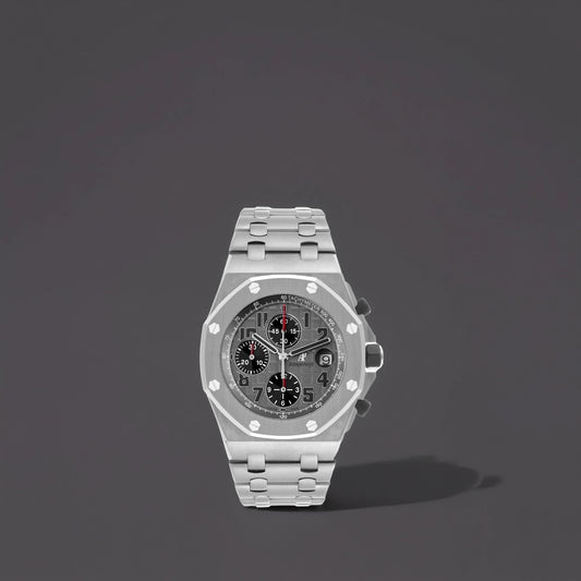 Audemars Piguet Royal Oak Offshore Chronograph Gray Dial Mens Watch