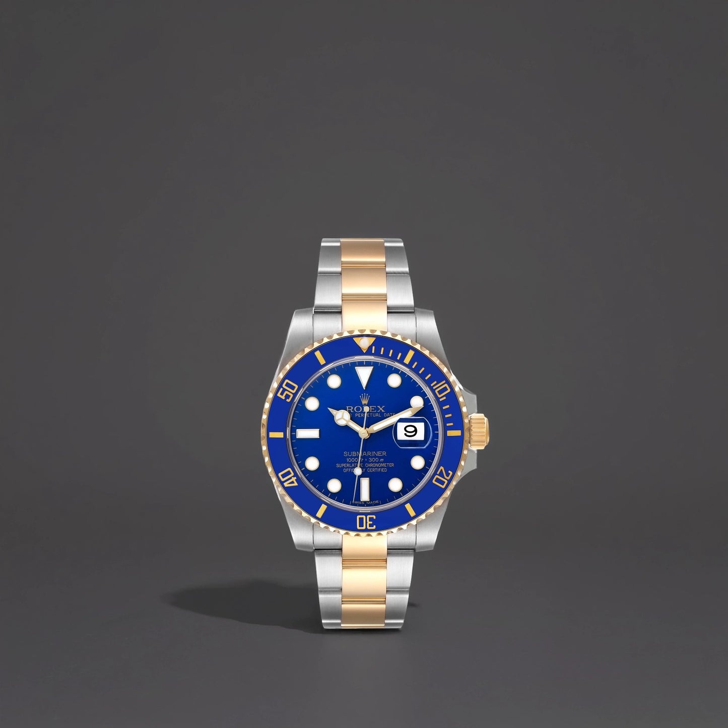 Rolex Submariner 41 Steel Yellow Gold Blue Dial Mens Watch