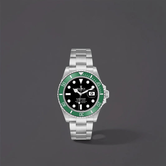 Rolex Submariner Starbucks Green Bezel Steel Mens Watch