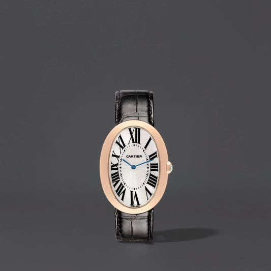 Cartier Baignoire Large Rose Gold Ladies Watch