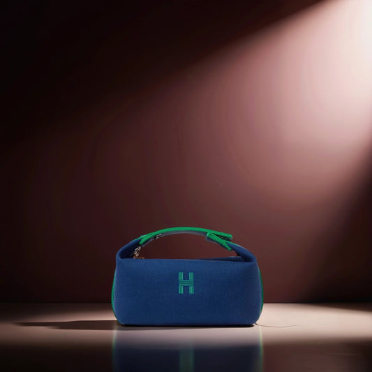 Canvas Small Bride-A-Brac Pouch Marine