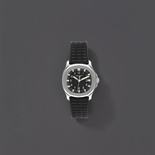 Patek Philippe Aquanaut Jumbo 38mm Black Dial Steel Mens Watch