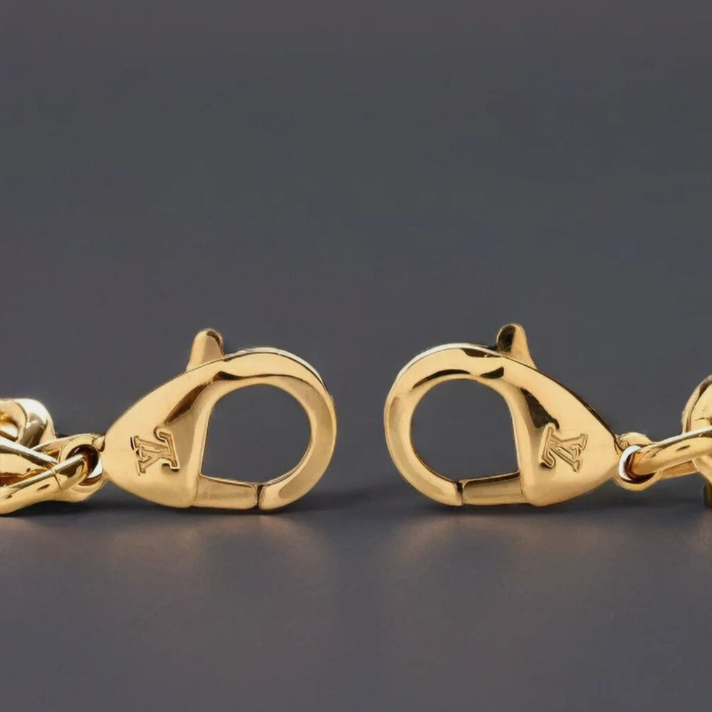 Metal Pochette Coussin Chain Strap Gold