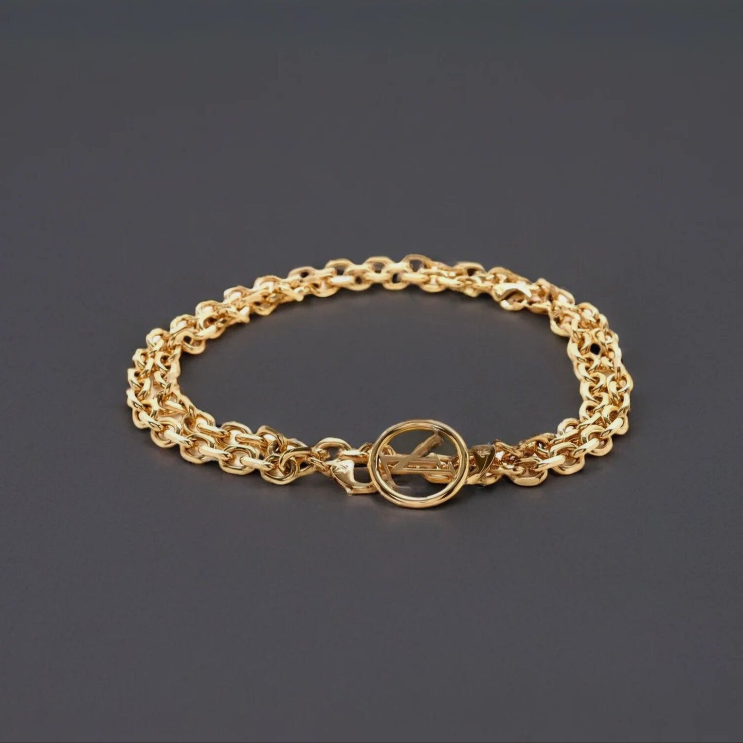 Metal Pochette Coussin Chain Strap Gold