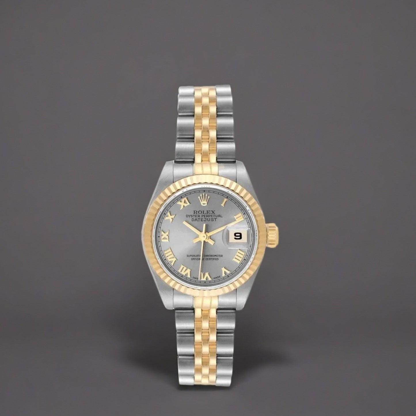 Rolex Datejust Midsize 31 Steel Yellow Gold Diamond Ladies Watch