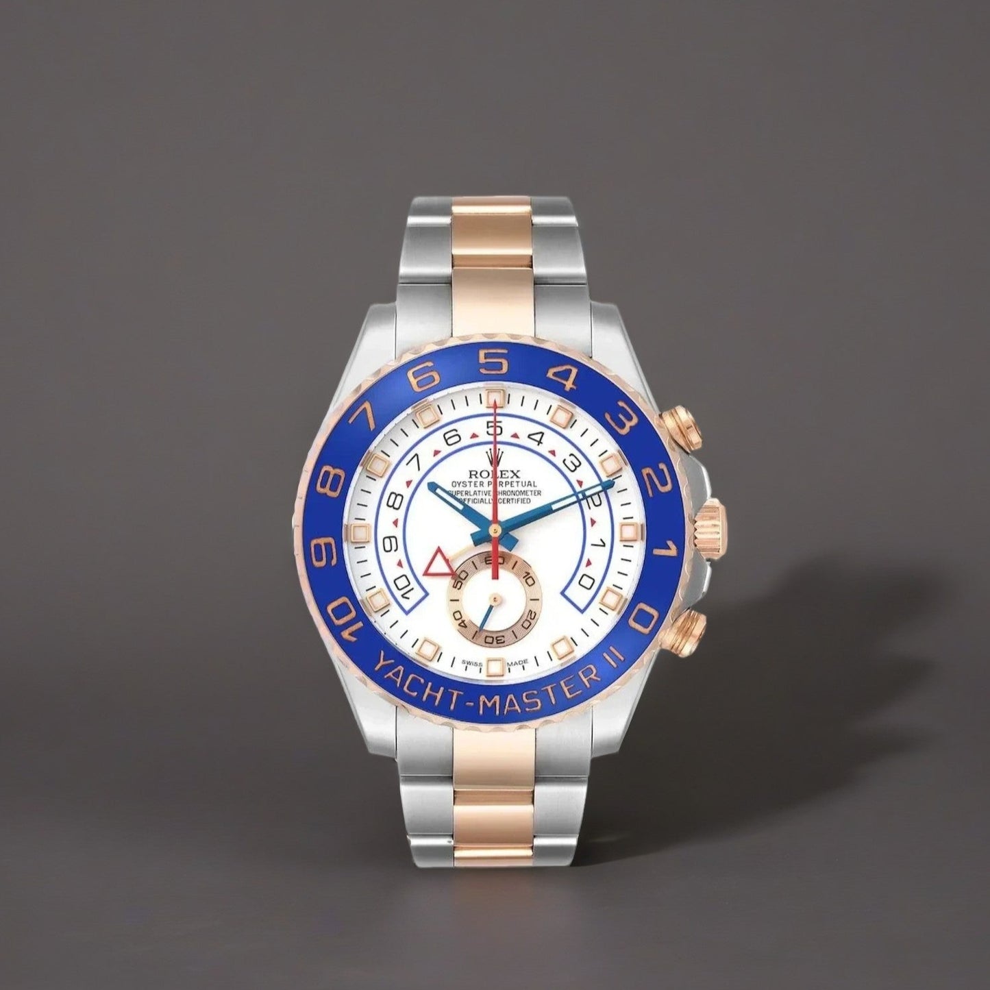 Rolex Yachtmaster II Steel Rose Gold Mens Watch