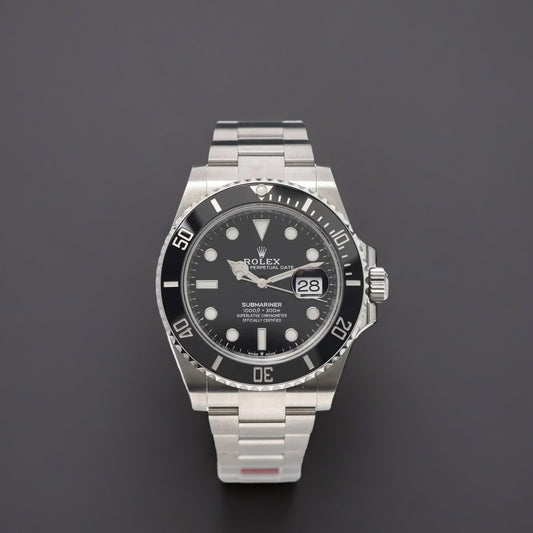 Stainless Steel 40mm Oyster Perpetual Submariner Date Watch Black