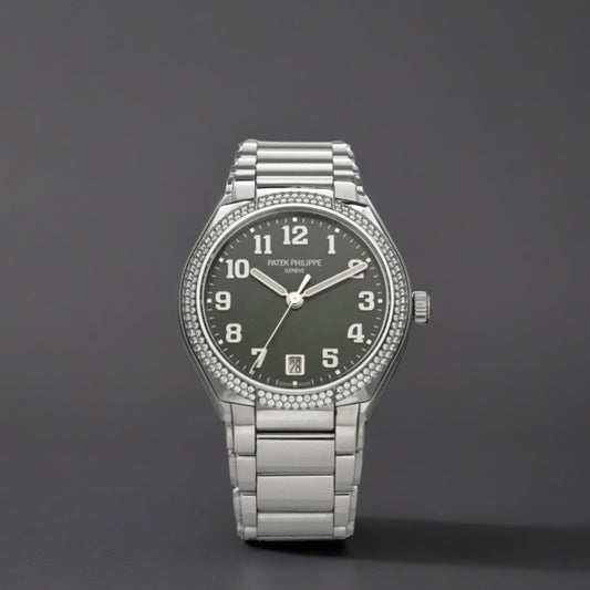 Stainless Steel Diamond 36mm Twenty-4 Automatic Watch Green