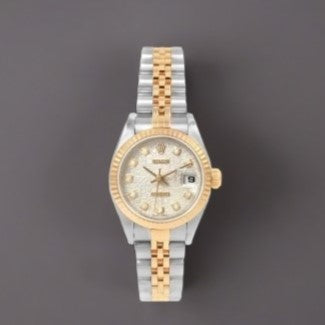 Rolex Datejust 26 Steel Yellow Gold Diamond Dial  Watch