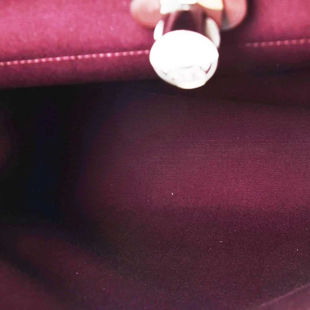 Vache Hunter Toile Officier Herbag Zip 31 PM Burgundy