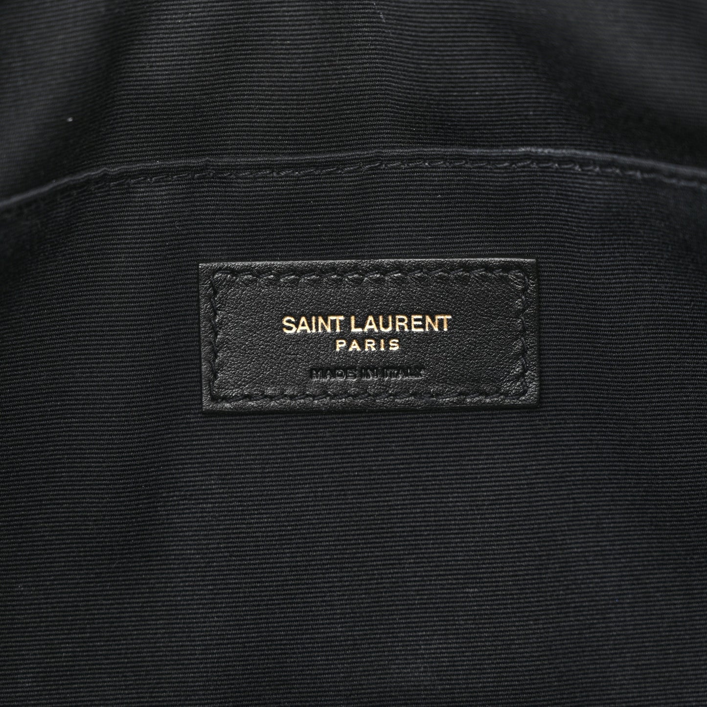 Calfskin Matelasse Chevron Monogram Document Holder Black