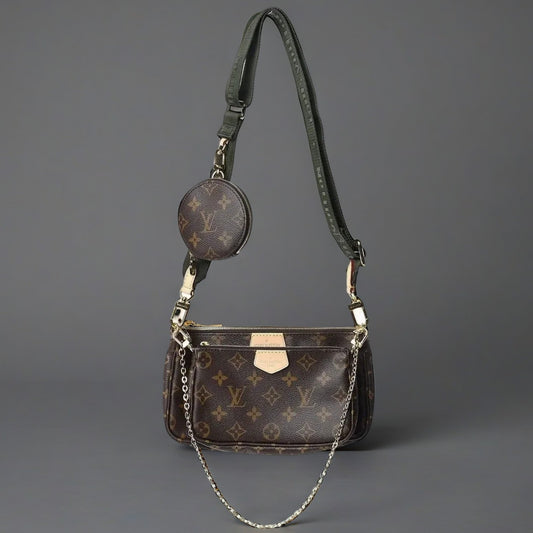 Monogram Multi Pochette Accessories Kaki