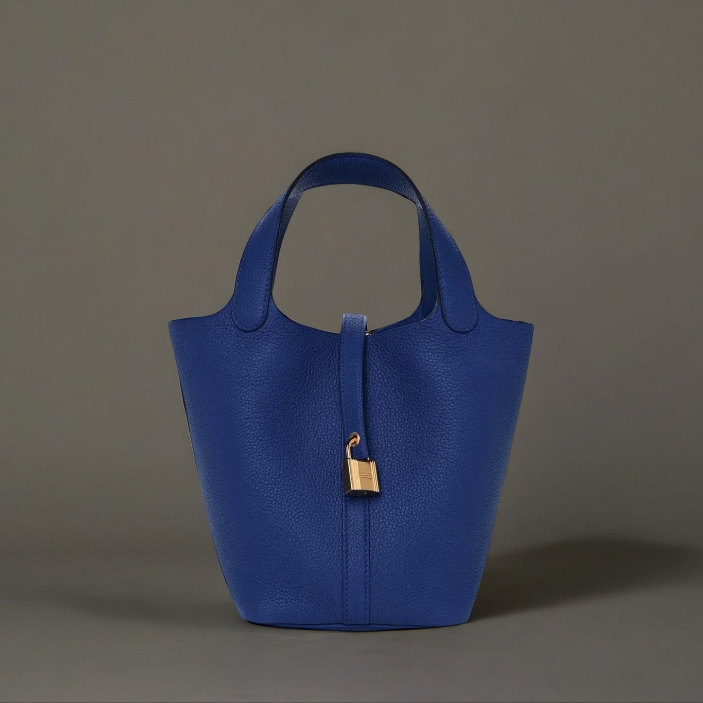 Taurillon Clemence Picotin Lock 18 PM Bleu Royal