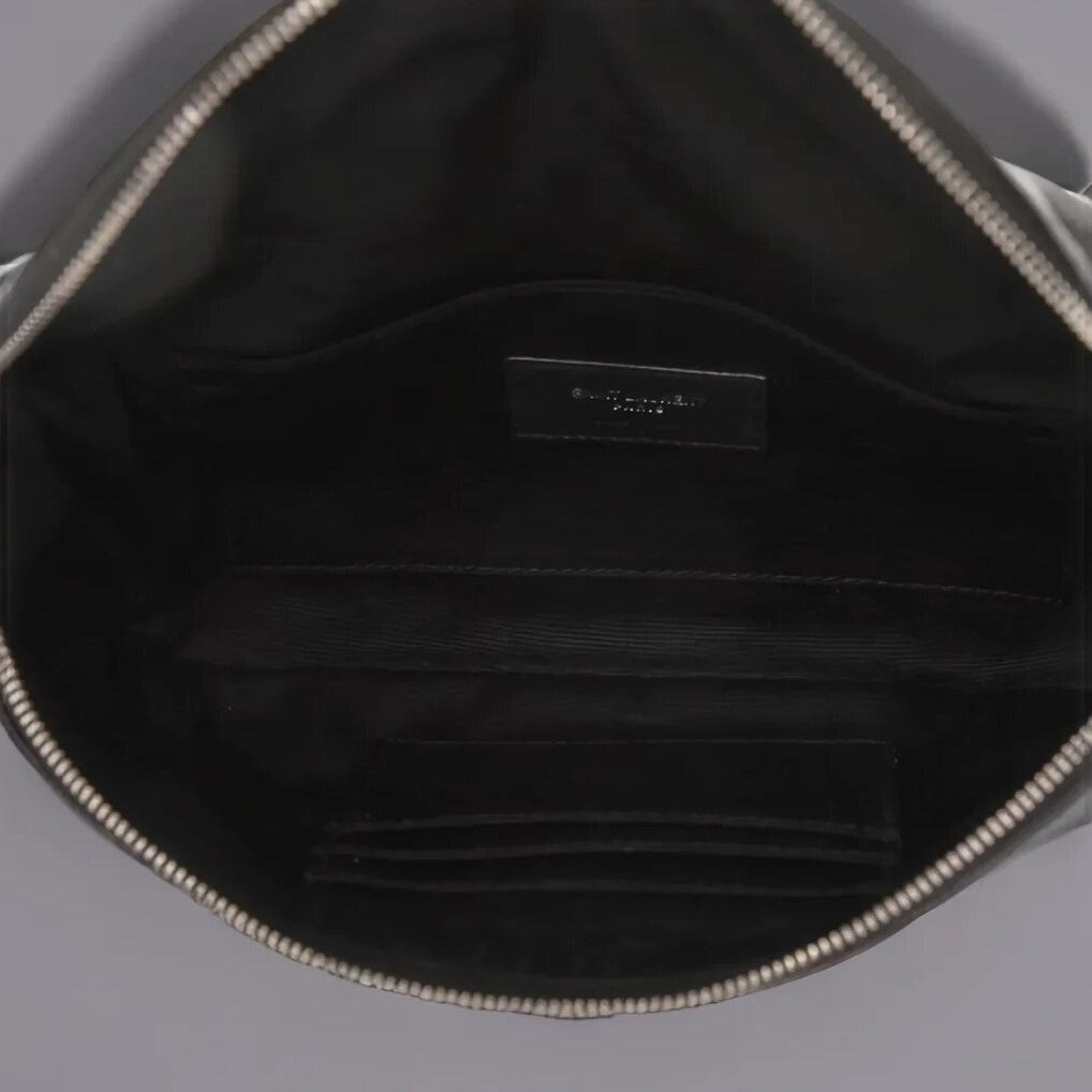 Calfskin Monogram Belt Bag Black