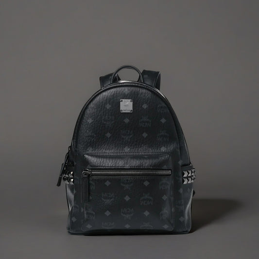 Visetos Small Side Stud Stark Backpack Black