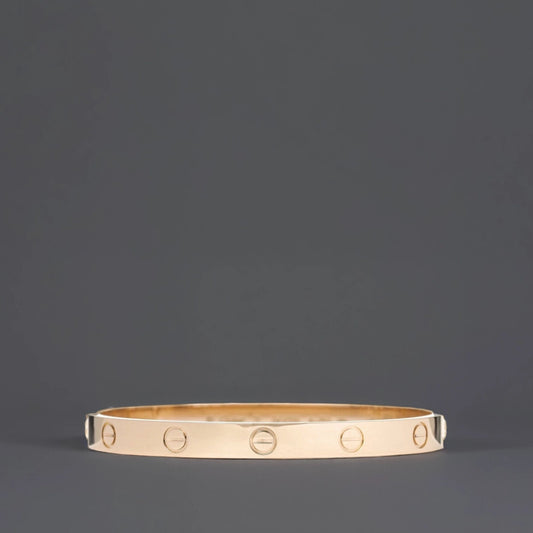 18K Yellow Gold LOVE Bracelet 17