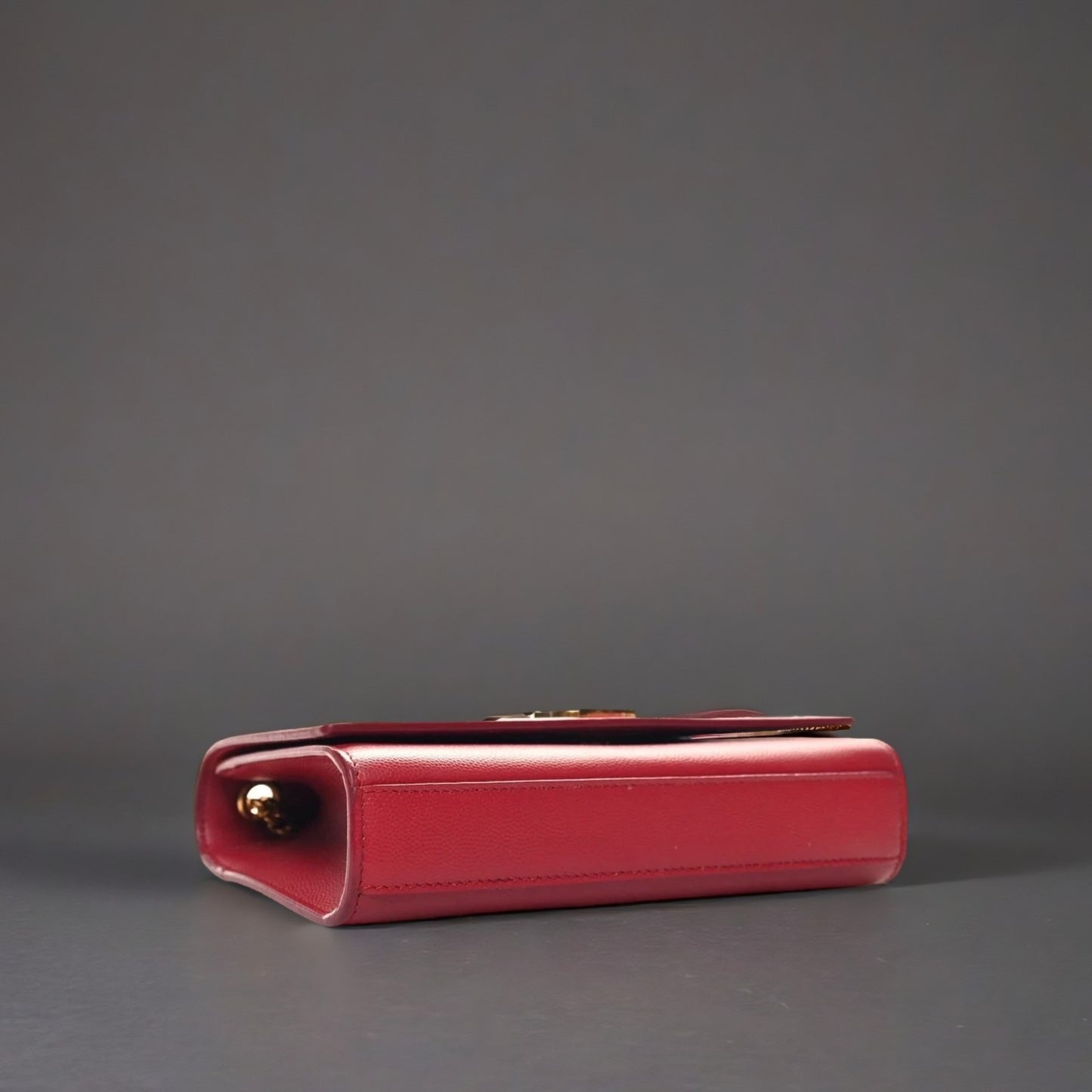 Grain De Poudre Small Monogram Kate Satchel Red