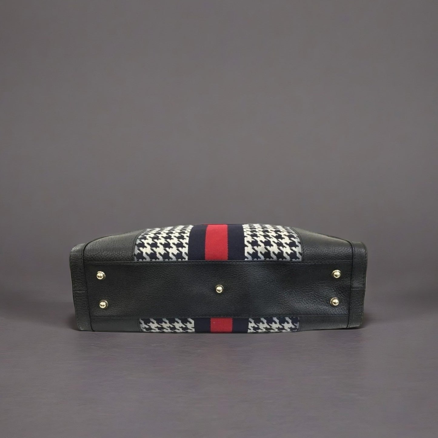 Houndstooth Seventies Web Tote